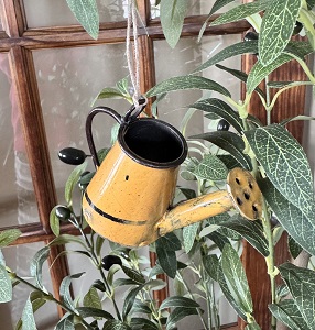 WATERING CAN ORNAMENT *NEW* AVAIL JAN 2026